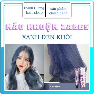Thuốc Nhuộm Tóc Xanh Dương Đen Khói [KHÔNG TẨY TÓC] - lên từ mọi nền tóc