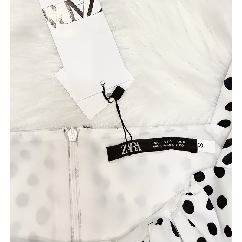 VNU235 - VÁY CHẤM BI CỔ VUÔNG DÚM BỤNG | BigBuy360 - bigbuy360.vn