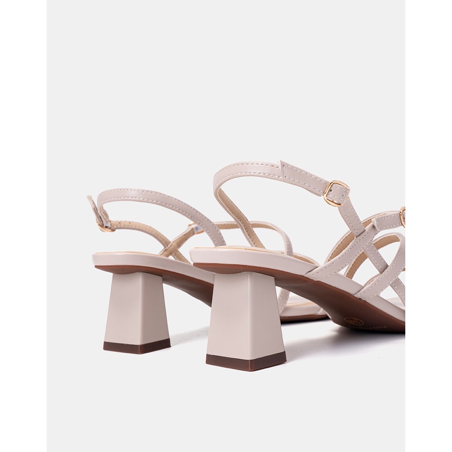 Giày Sandal Nữ 5cm Thời Trang JUNO Gót Vuông 3 Dây Quai SD05083