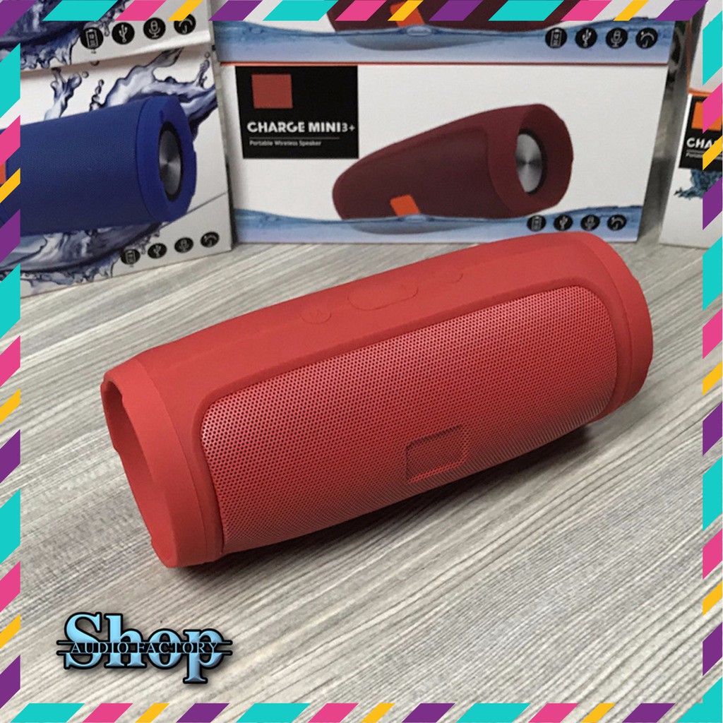 Loa bluetooth thu FM, hỗ trợ cắm thẻ nhớ TF - USB, model charge mini 3+ âm thanh chất lượng vthm9  (vthm9)