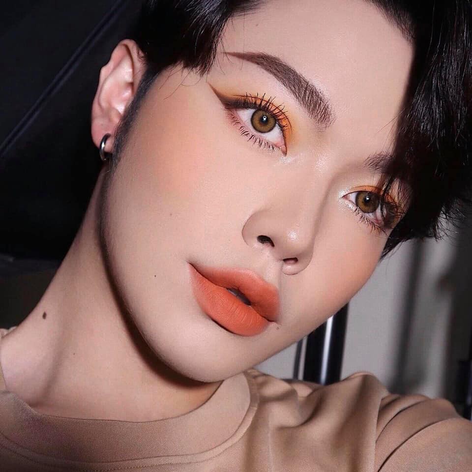 Son 3.c.e cloud lip tint Peach tease màu đỏ cam đào