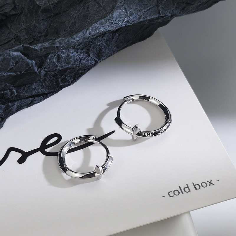 Khuyên Tai Phong Cách hip hop Đơn Giản Dễ Phối Đồ