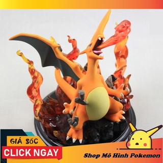 Mô hình Pokemon Charizard phun lửa 16cm ( Giá rẻ)