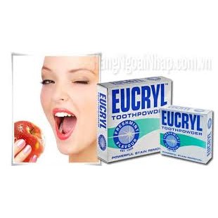 Bột tẩy trắng răng Eucryl Anh