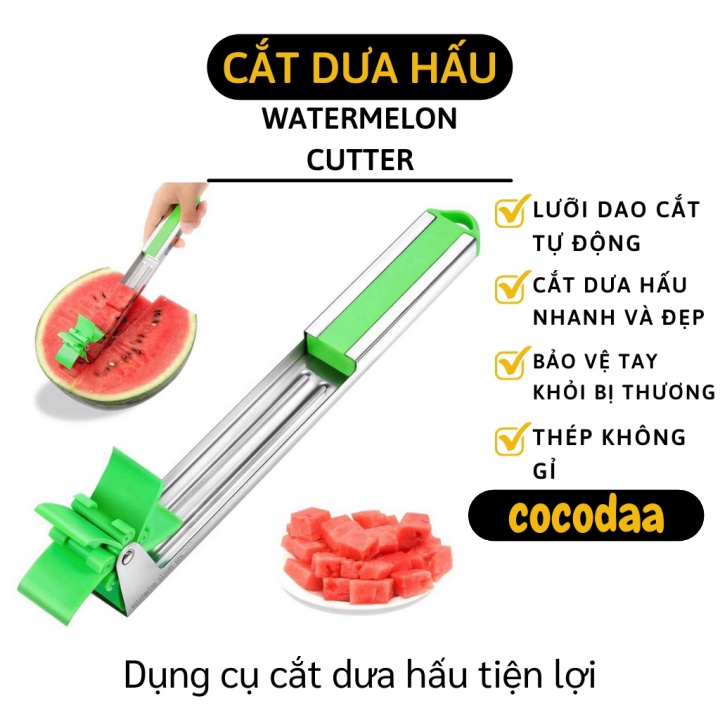 Dụng Cụ Cắt Dưa Hấu - Dạo Cắt Tạo Hình Dưa Hấu, Dưa Lưới Làm Salad Tiện Dụng 7258 [FREESHIP]