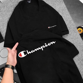 Áo Phông Nam Nữ CHAMPION Tay lỡ Áo Thun Nam Nữ CHAMPION Form Rộng (M146-147)