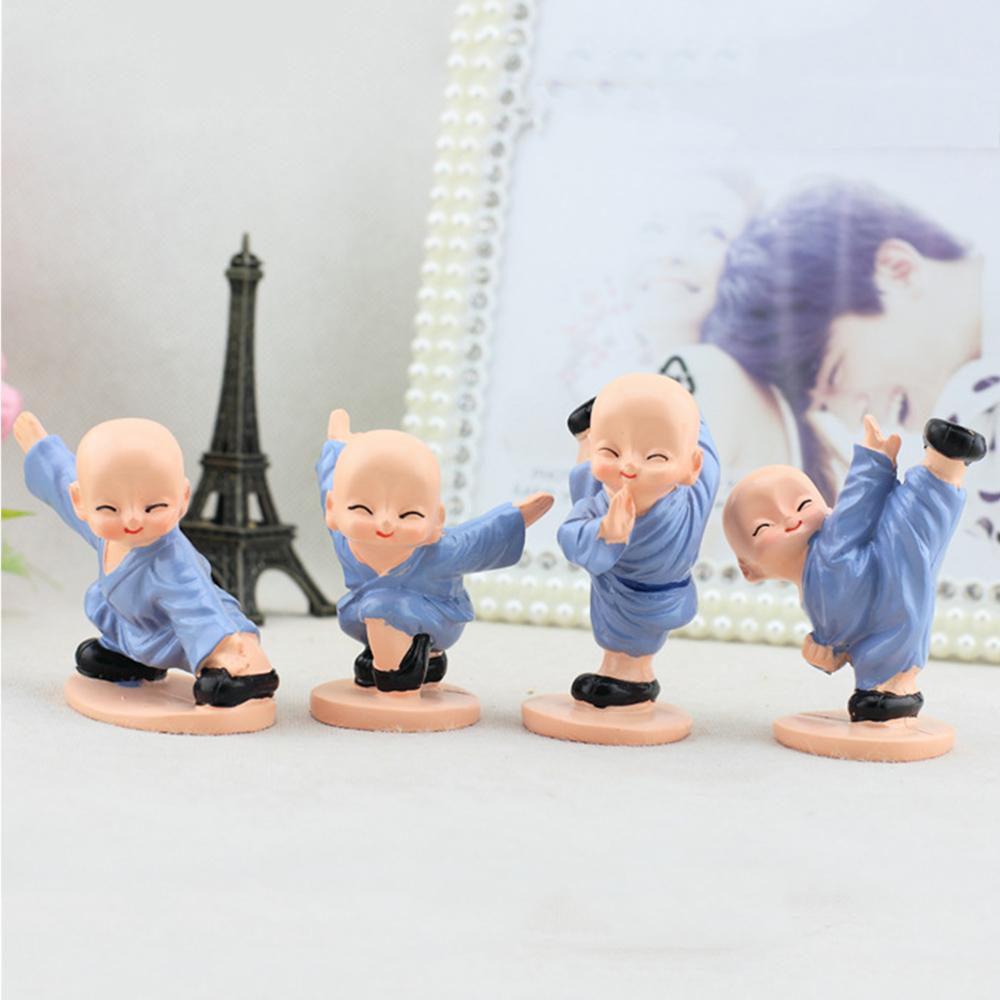 Mô Hình Chú Tiểu Shaolin Bằng Nhựa Resin Dễ Thương
