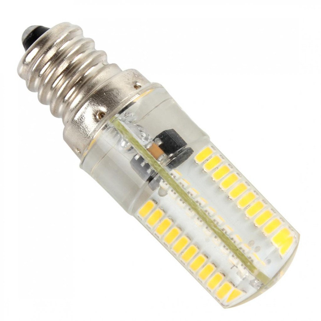 Bóng Đèn Led E12 80 3014 Smd Vỏ Silicon 110V / 220V