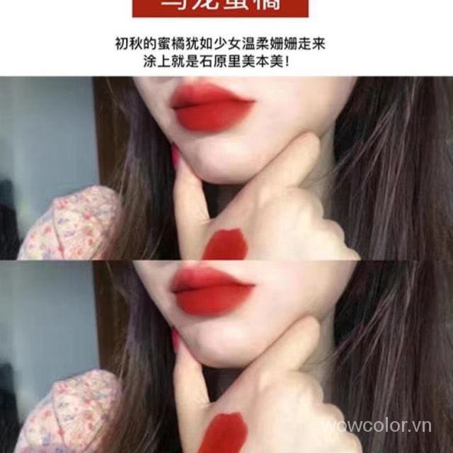 [Hàng mới về] Son kem lì DAIMANPU thiết kế hình bình sữa em bé đáng yêu trang điểm chống nước lâu trôi