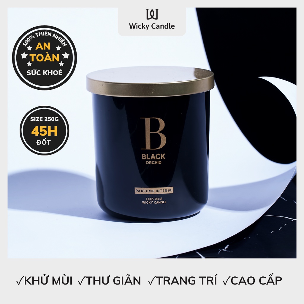 Wicky Candle - Nến Thơm BLACK ORCHID 8.8oz