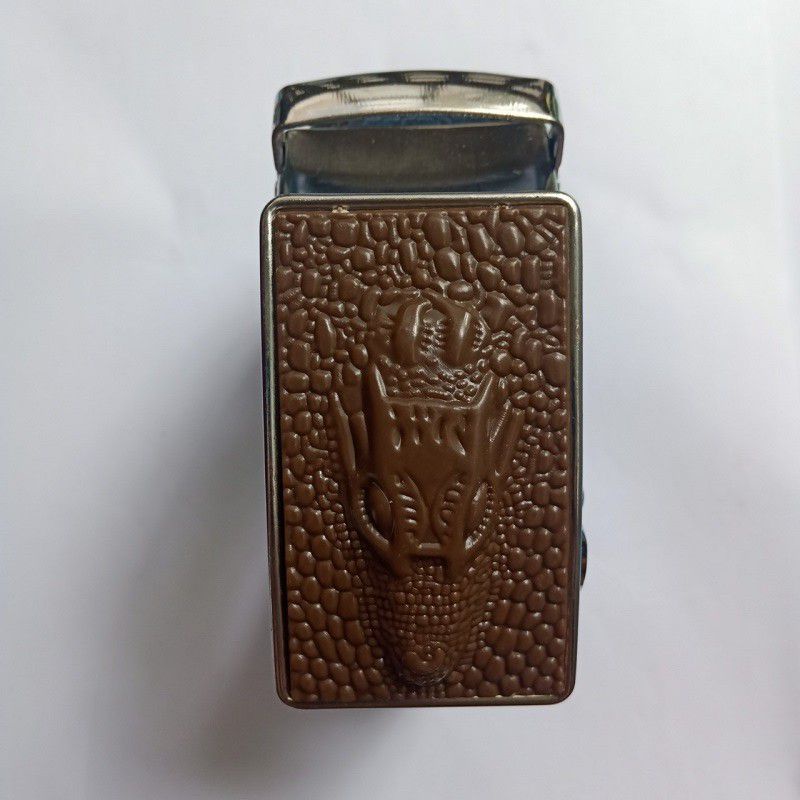 Thắt lưng nam, dây nịt nam da pu đẹp đầu cá sấu giá rẻ 2 màu nâu đen sang trọng khoá tự động