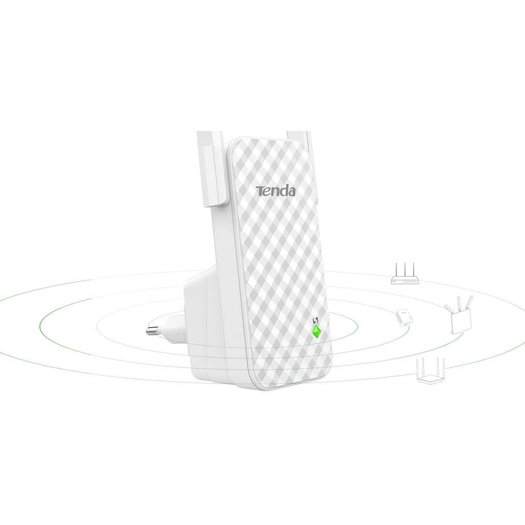 Bộ mở rộng sóng Wifi  Repeater Tenda A9 (Wireless Extender). Vi Tính Quốc Duy