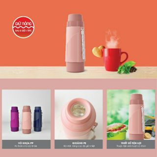 Phích giữ nhiệt rạng đông 0,45l