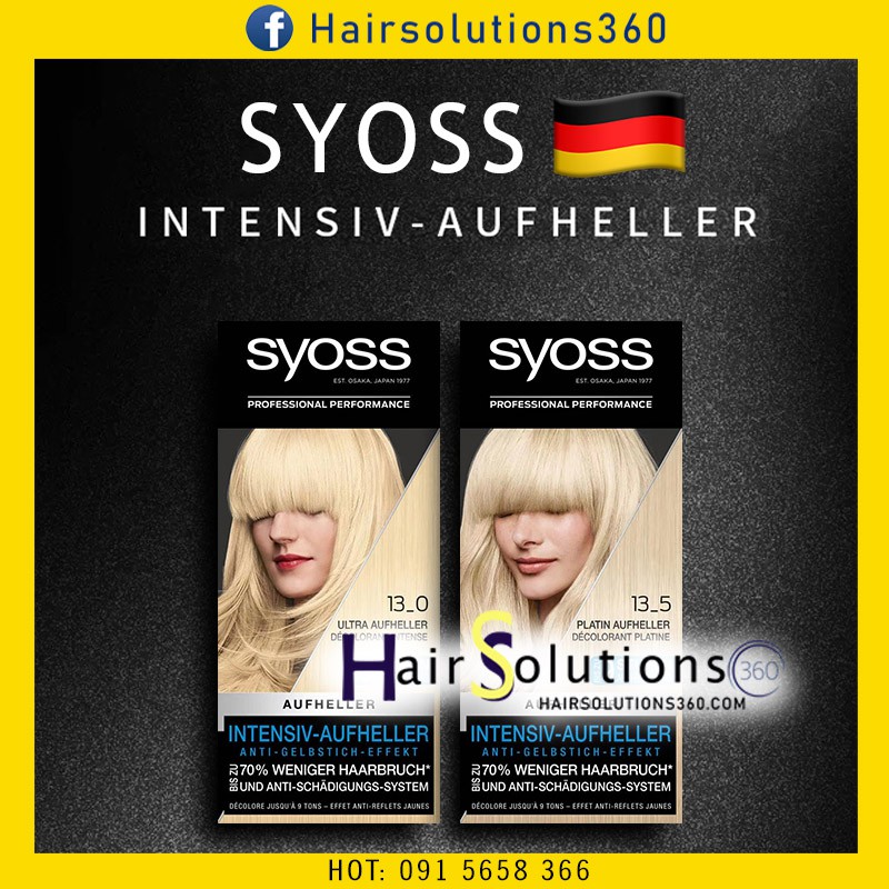 Tẩy tóc bạch kim SYOSS từ Đức - HairSolutions360
