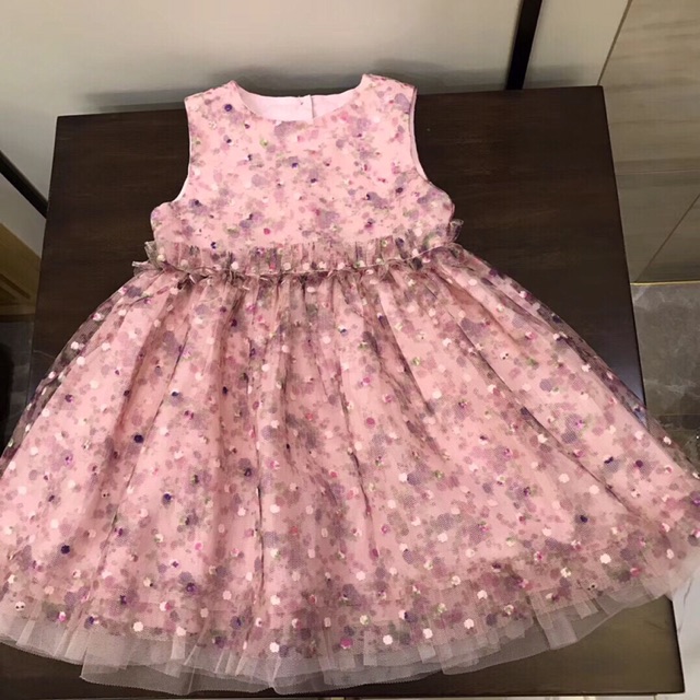 Váy ren hồng Next xuất dư