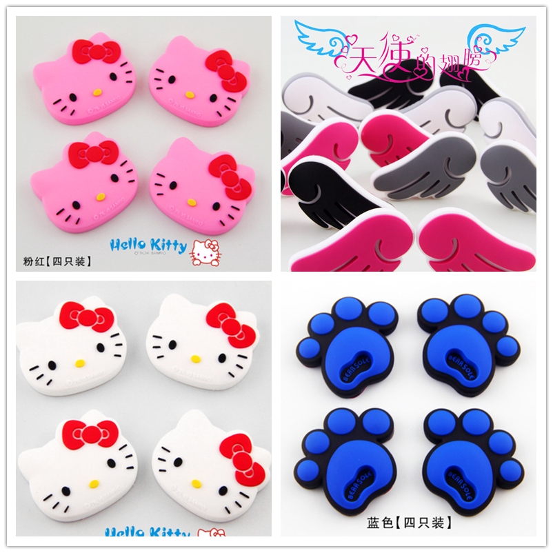 Set 4 Miếng Dán Chống Trầy Cho Cửa Xe Ô Tô Hình Hello Kitty
