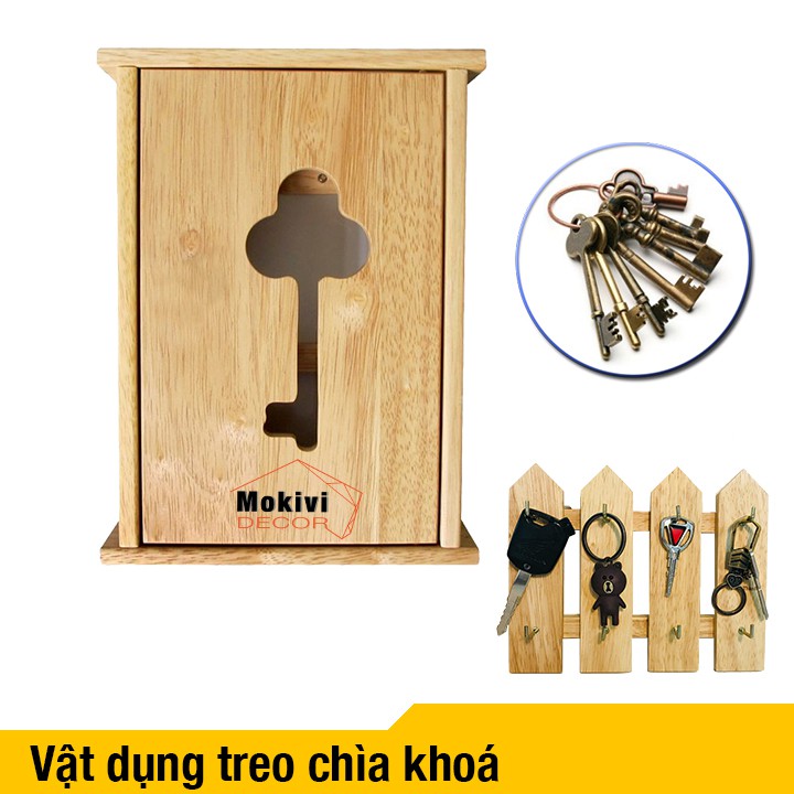 Vật dụng TREO CHÌA KHOÁ tiện lợi Gỗ Đức Thành