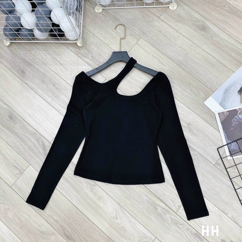 ÁO KIỂU TAY DÀI⚡️ FREE SHIP ⚡️ ÁO KIỂU TAY DÀI CỔ CHÉO GỢI CẢM