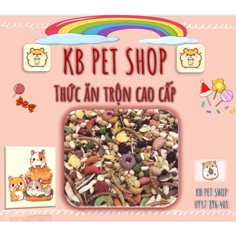Thức ăn trộn cao cấp Hamster 500gr