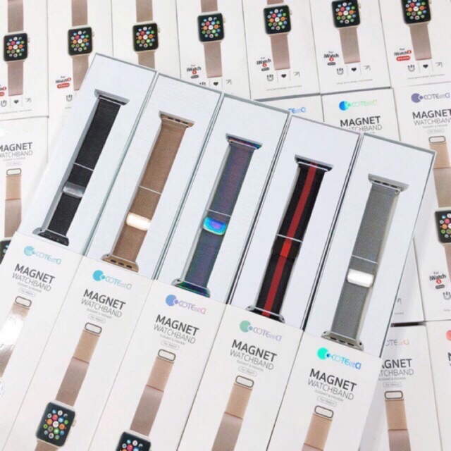 Dây thép Milanese Loop CHÍNH HÃNG COTEetCI cho apple watch
