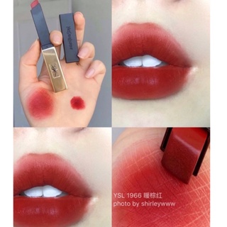 Son ysl rouge pur couture the slim 1966 màu đỏ đất