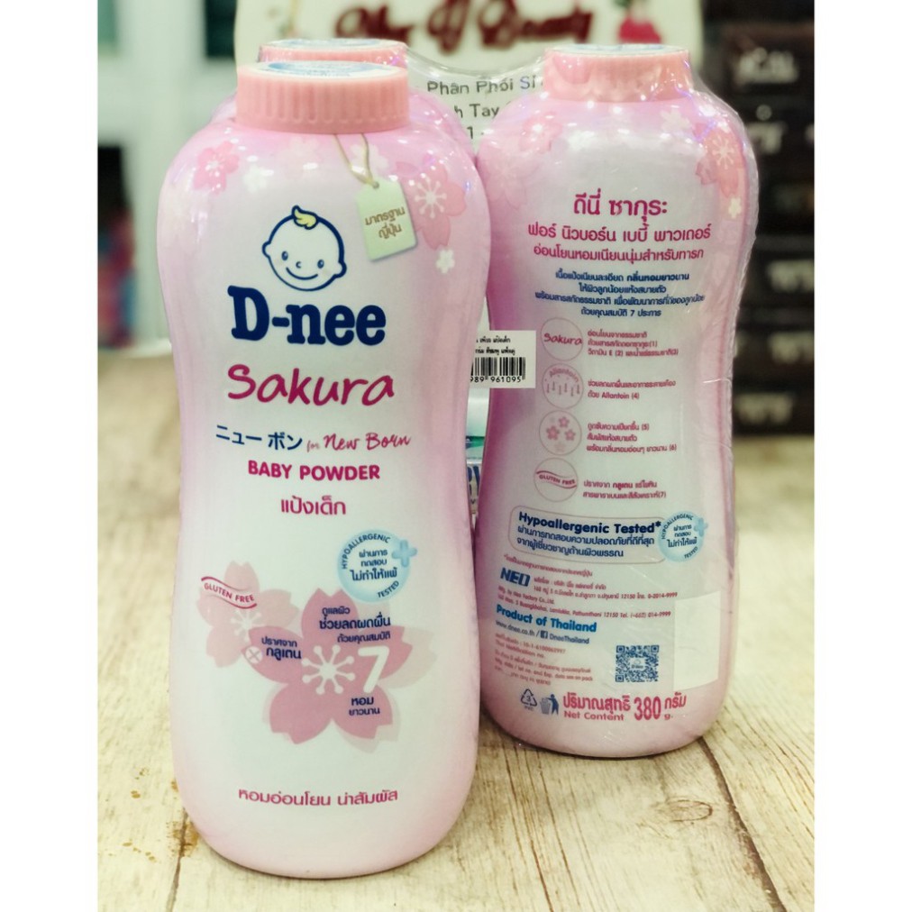 Phấn Rôm Em Bé Dnee Thái Lan D-nee Baby Powder 380g