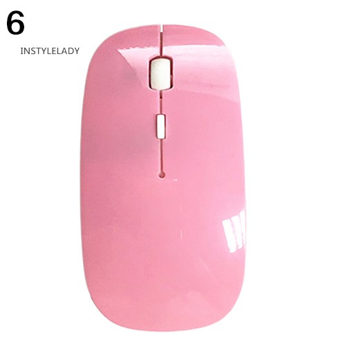 ✌ly 2.4 GHz Slim Optical Wireless Mouse Mice + USB Receiver for Macbook Laptop PC