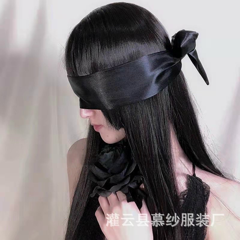Che tên sản phẩm -❣️khăn Lụa Che Mắt❣️Băng đô Bịt Mắt Sexy Chất Thun - Có Thể Kết Hợp Với Bất Kì Váy Ngủ Nào  -Camluu99