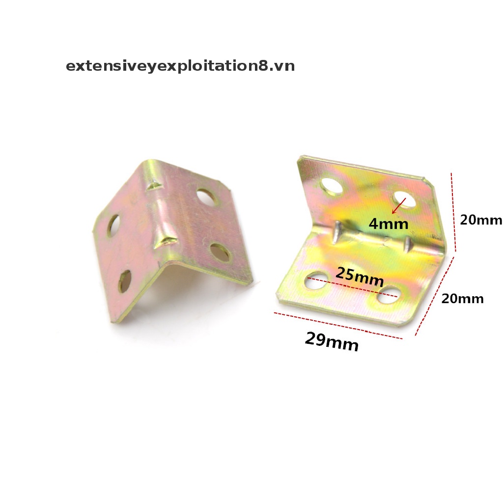 Bộ 10 Giá Đỡ Góc Vuông 90 Độ Bằng Kim Loại 25x25x16mm Mới Set 10 Giá Đỡ Góc 90 Độ 25x25x16mm Bằng Kim Loại Chuyên Dụng Bộ 10 Giá Đỡ Kệ Kích Thước 25x25x16mm 90 Degr Chất Lượng Cao