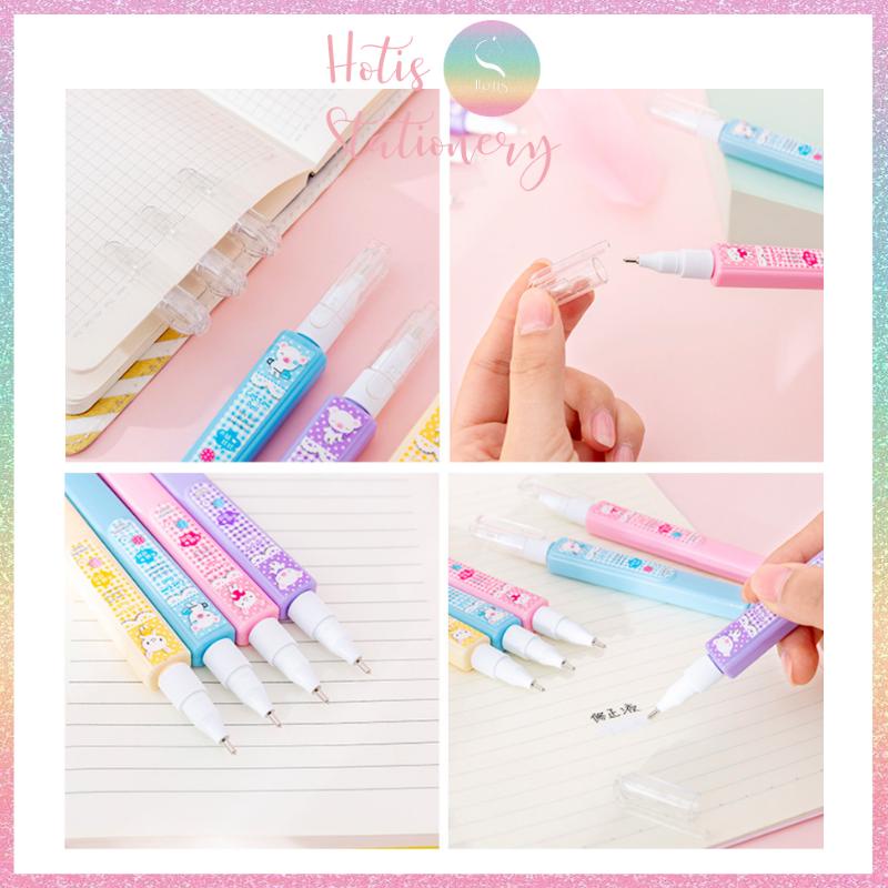 [HOTIS] Bút xóa nước cute Cotton Doll 4 màu dễ thương, nhanh chóng, tiện lợi