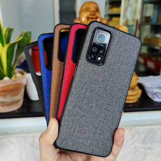 Ốp lưng Xiaomi Poco X3 Pro,X3 NFC, Mi 10T Pro vân vải Jean 1 màu chống bám vân tay cực tốt