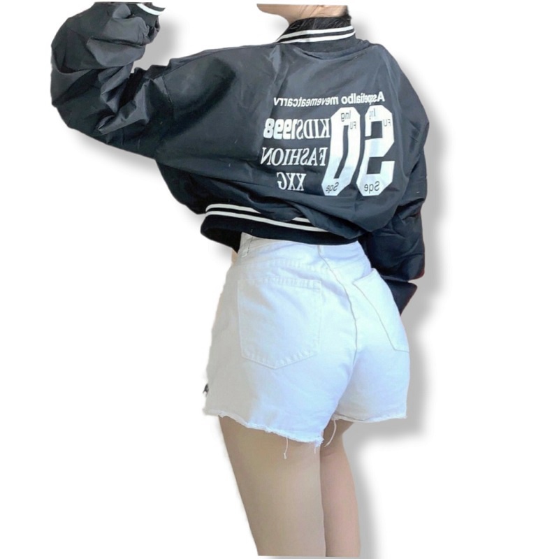 Áo Khoác Dù BOMBER Nữ In LOGO 1998 Cao Cấp ( DÙ 2 LỚP )  - ĐĂNG QUANG FASHION
