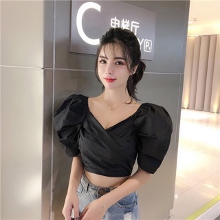 ÁO KIỂU TAY PHỒNG HÌNH THẬT ☘️☘️