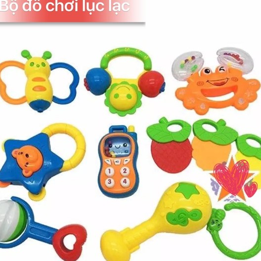 Bộ đồ chơi lục lạc treo nôi nhiều món