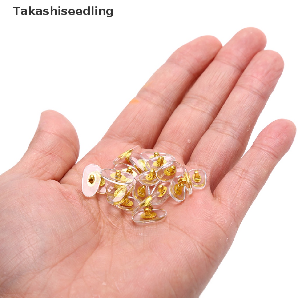 10 cặp đệm mũi bằng silicon chống trượt cho mắt kính