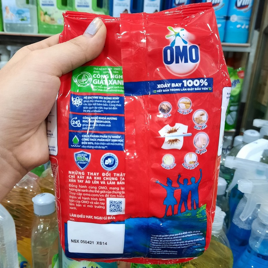 Bột Giặt OMO Thế Hệ Mới 380g