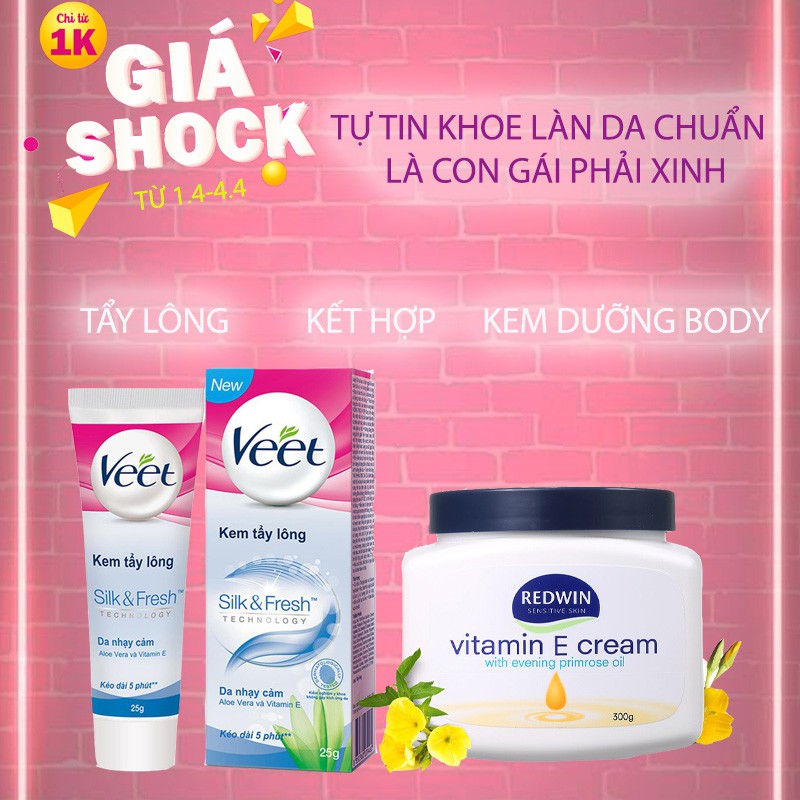 DƯỠNG TRẮNG DA VITAMIN E RED CREAM LÀNH TÍNH- MỀM MỊN - SÁNG DA | BigBuy360 - bigbuy360.vn