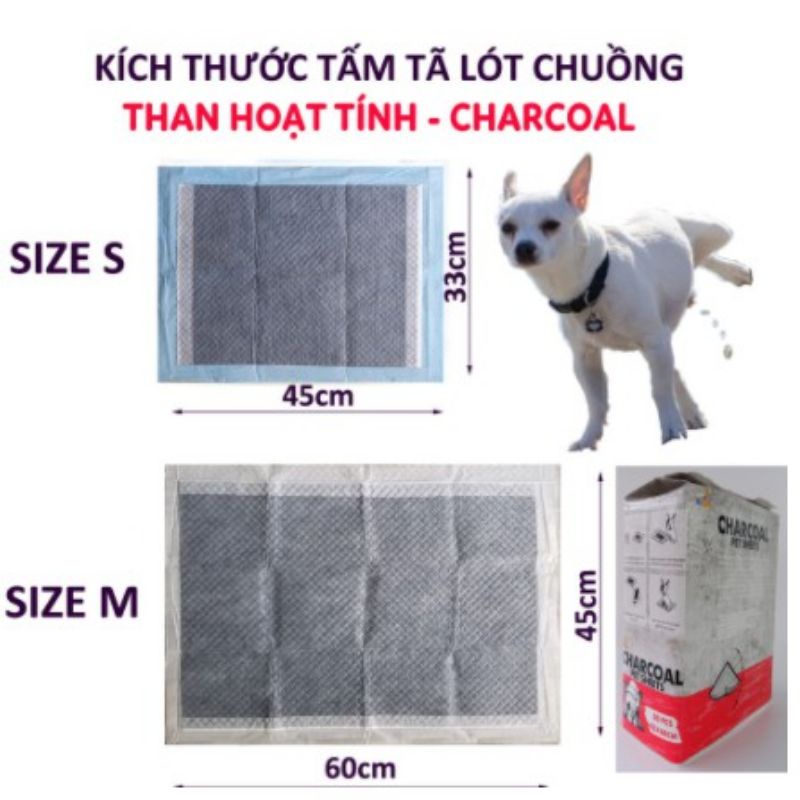 Lót than hoạt tính cho chó Charcoal