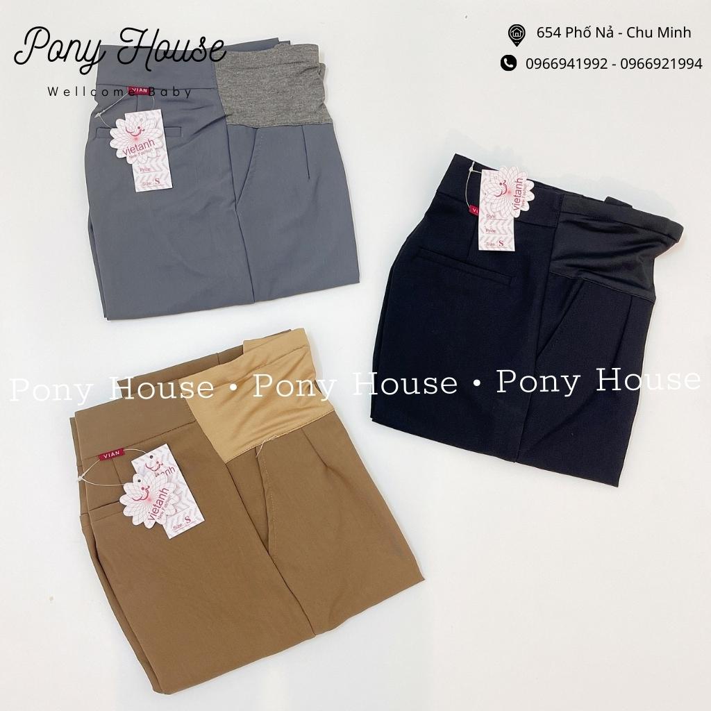 Quần Bầu Baggy Dài - Quần Vải Công Sở Siêu Đẹp Có Đáp Bụng Và Chun Chỉnh Bụng From Chuẩn Hàng Loại 1