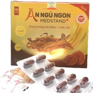 ĂN NGỦ NGON MEDSTAND – Hỗ trợ an thần tạo giấc ngủ sâu, bồi bổ sức khoẻ, giúp ăn ngon miệng (60 viên)