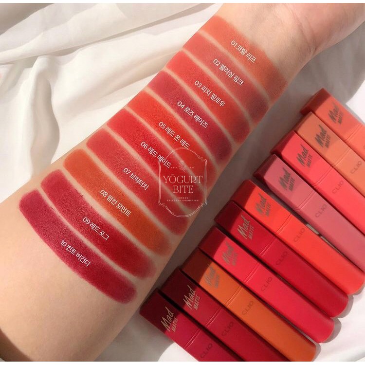 [ĐỦ BILL] Son Lì Màu Clio Mad Matte Stain Lipstick