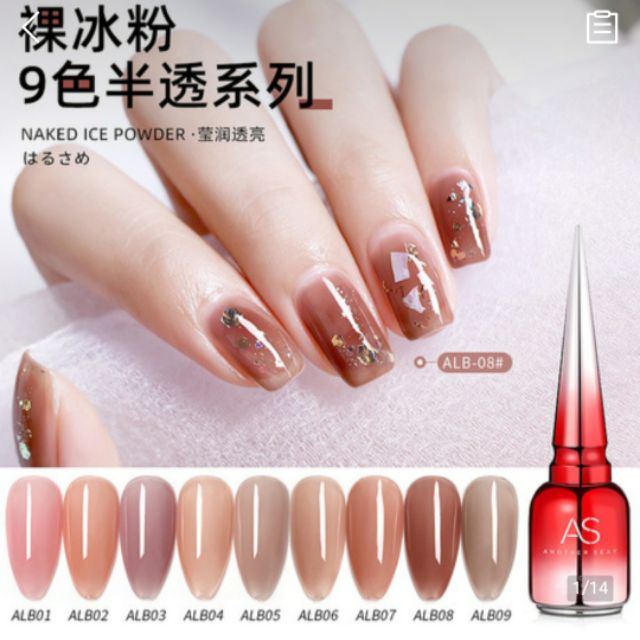 Sơn gel As chai đỏ mã ALB