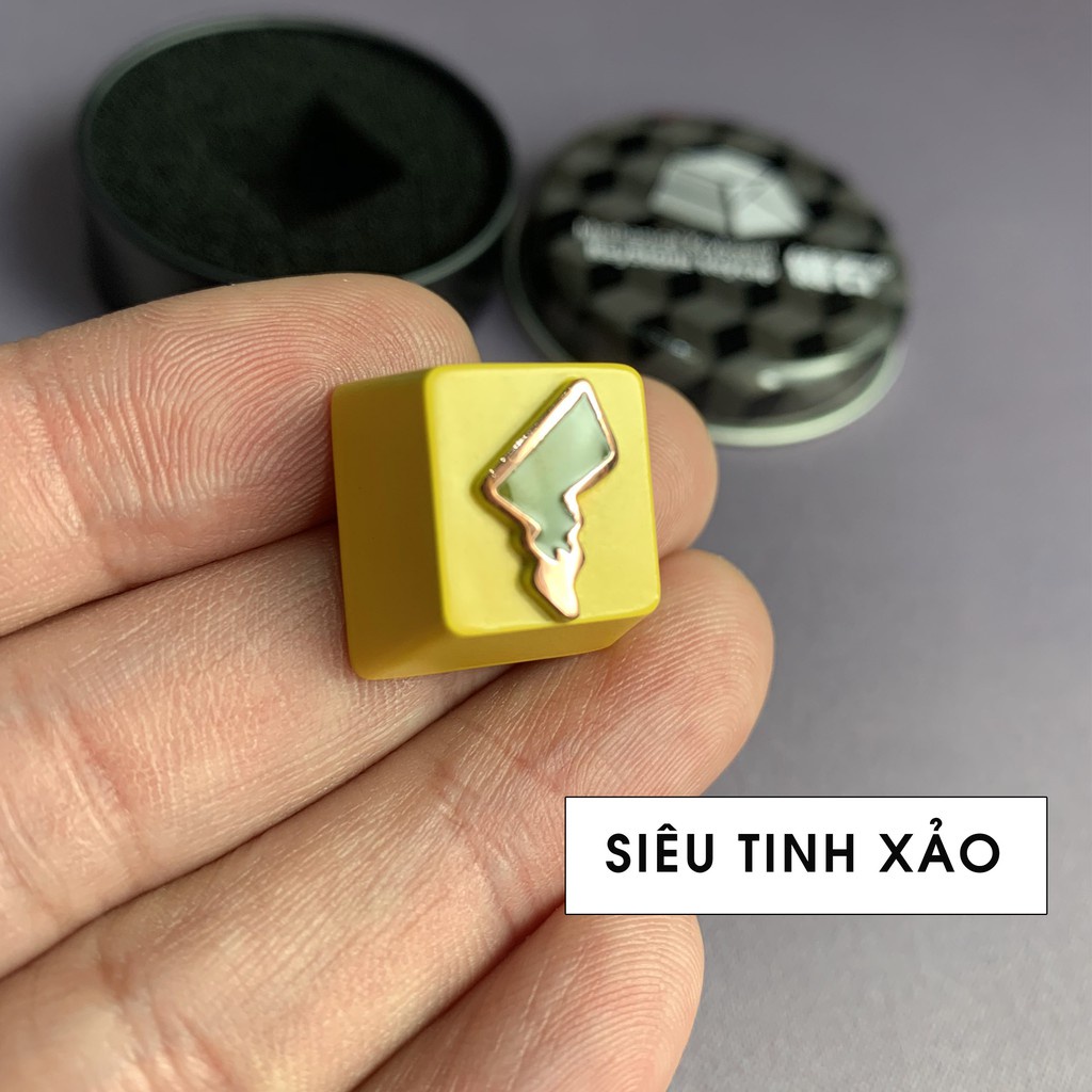 ✈◊✁Keycap Lẻ Cho Bàn Phím Cơ Chất Liệu Kim Loại