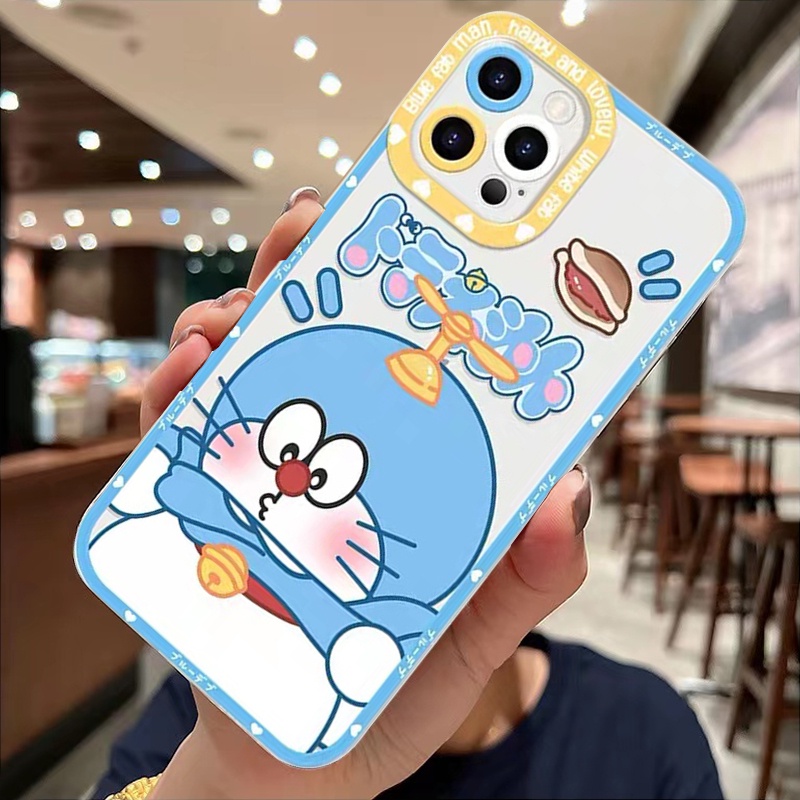 Ốp Điện Thoại Silicon Mềm Trong Suốt Họa Tiết Hoạt Hình Thời Trang Cho iPhone 11 12 13 Pro max Mini XR X 6 6S 7 8 Plus XS max