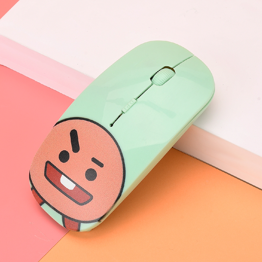 Chuột Bluetooth Không Dây Cho Máy Tính / Laptop Bt21 BTS