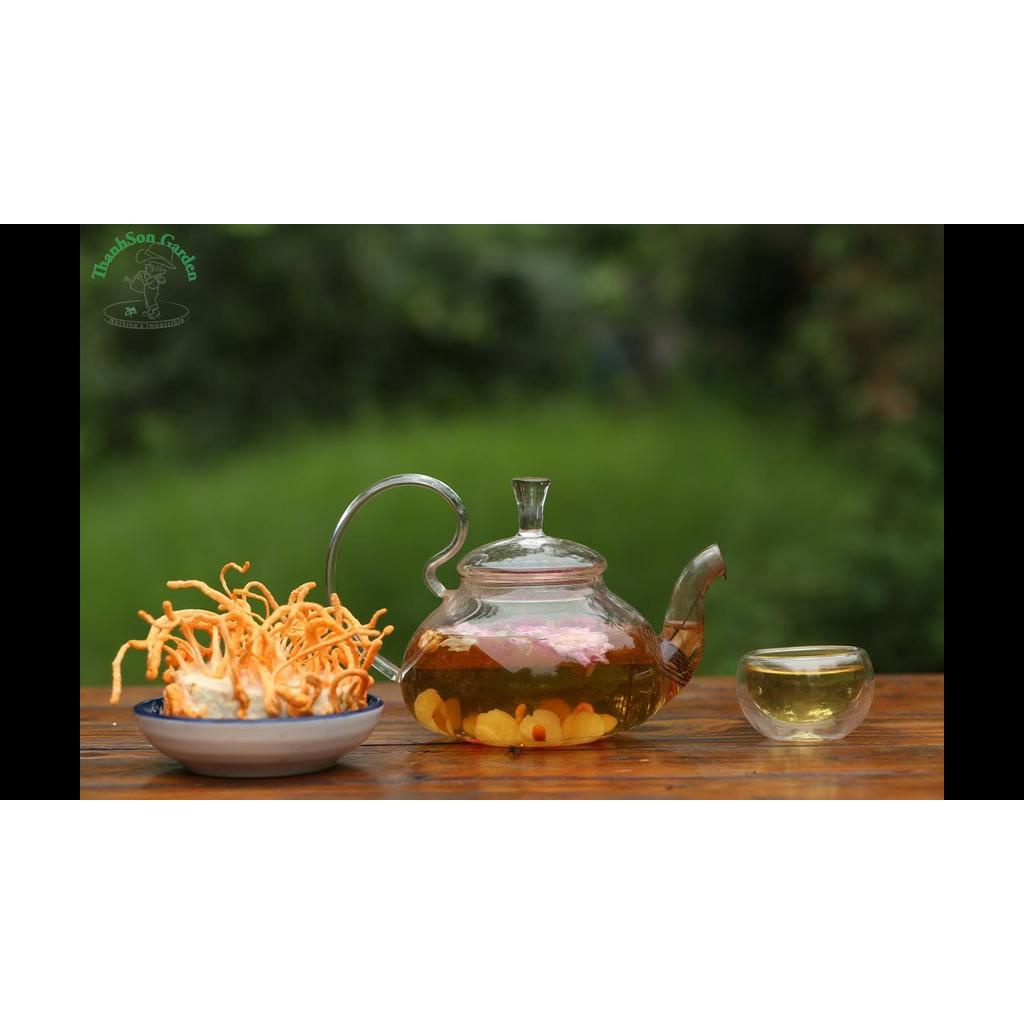 Combo 3 Hũ - Đông trùng hạ thảo ,mật ong rừng Phúc Khang 300g  - Công nghệ sấy thăng hoa