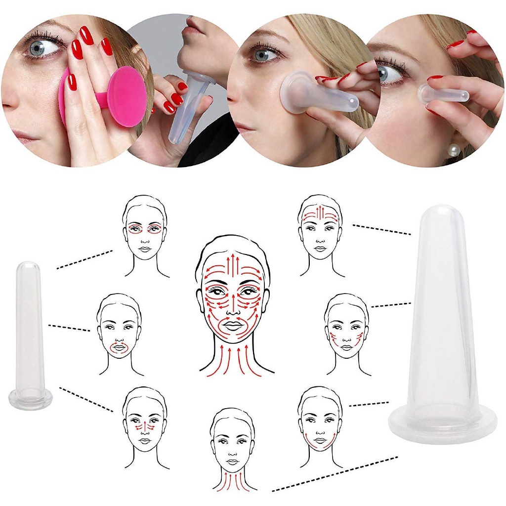 Set 2 Cốc Giác Hơi Mini Bằng Silicone Chất Lượng Cao
