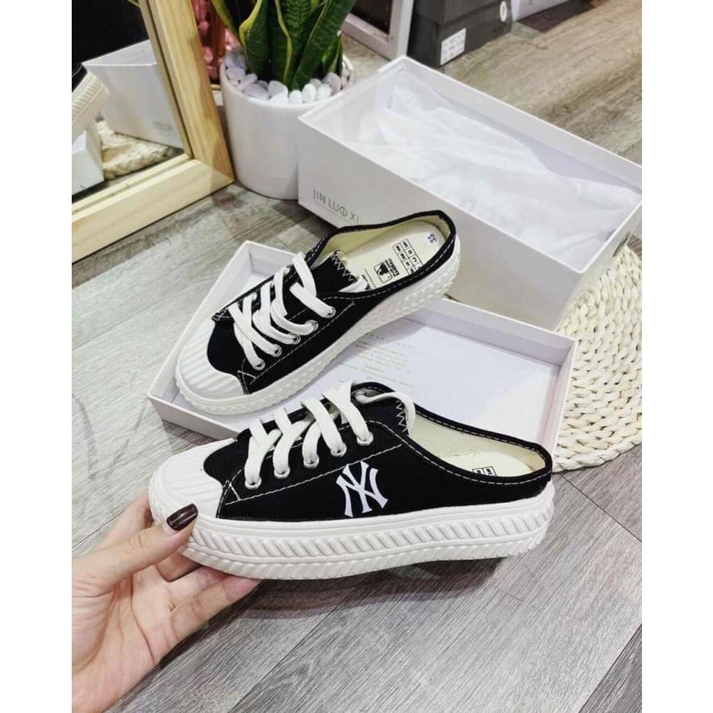 Giày Sục Đạp Gót Thể Thao Nữ Ny,sục gấu Form Cực Ôm Chân 💖