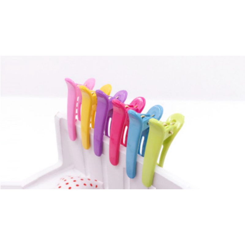 B56 Sét 5 chiếc kẹp tóc trơn màu sắc cho bé giá sỉ