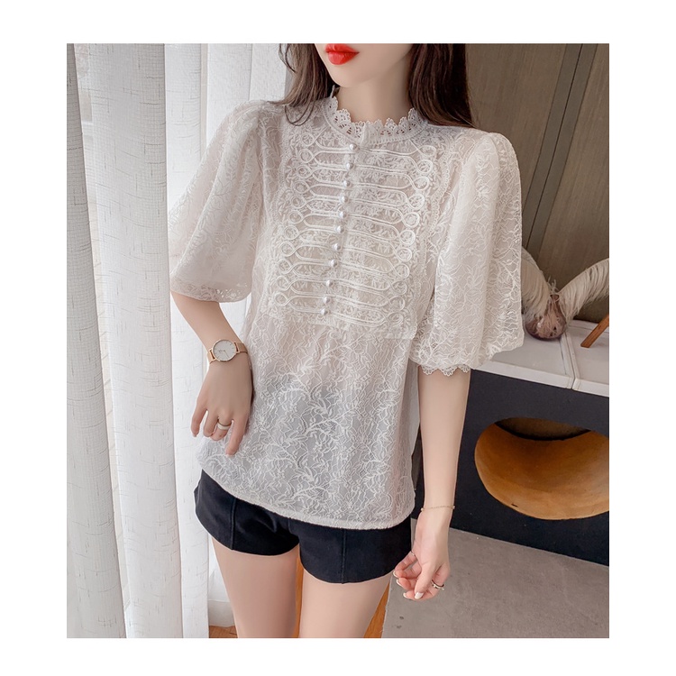 G38058 Áo ren nữ hè tay ngắn hàng nhập